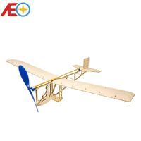 1920s Rubber Powered Glider Airplane Model for Kids Children DIY Wood Toy Plane