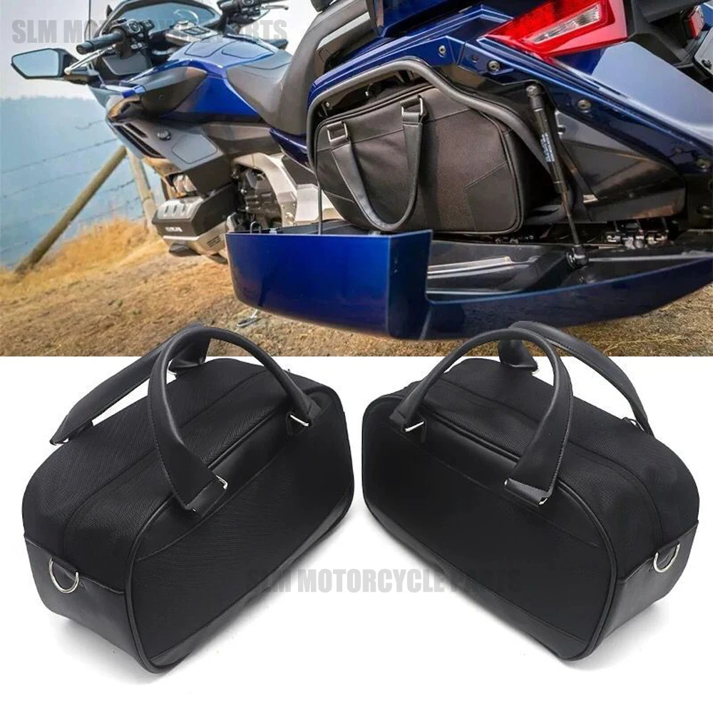 ホンダゴールドウィングgl1800に適しています2018 2019 2020オートバイサドルバッグアクセサリー