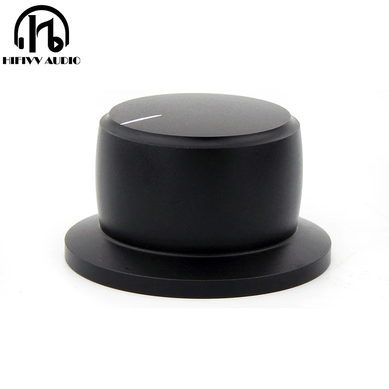 Aluminum Volume knob for amplifier 1pcs Diameter 44mm Height 25mm amplifier Potentiometer knob