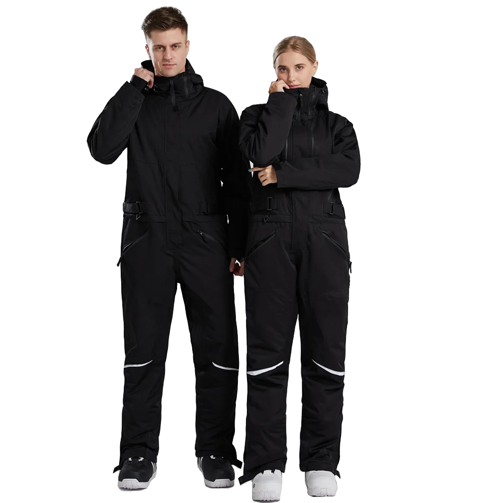 Ski Suit for Men Women -30°C Warm Jumpsuit Ski Set Female Ski Jacket And Pants Male Waterproof Skiing And Snowboarding Snowsuit