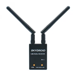 Skydroid 5.8G 150CH pełnokanałowy UVC podwójna antena sterowanie z odbiornikiem OTG odbiornik FPV W/Audio na smartfon z androidem