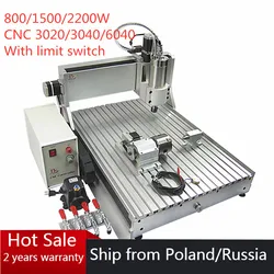 4 Axis Cnc 3040 USB Port Mach3 CNC Router 3020 Engraver Engraving Milling Citting Machine 6040 with Limit Switch