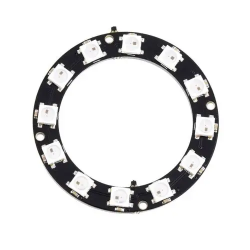 WS2812B Module RGB LED Ring Lamp 4 7 8 10 12 16 24 40 60 64 Bits Strip Light RGB with Integrated Drivers 24 X WS2812 5050