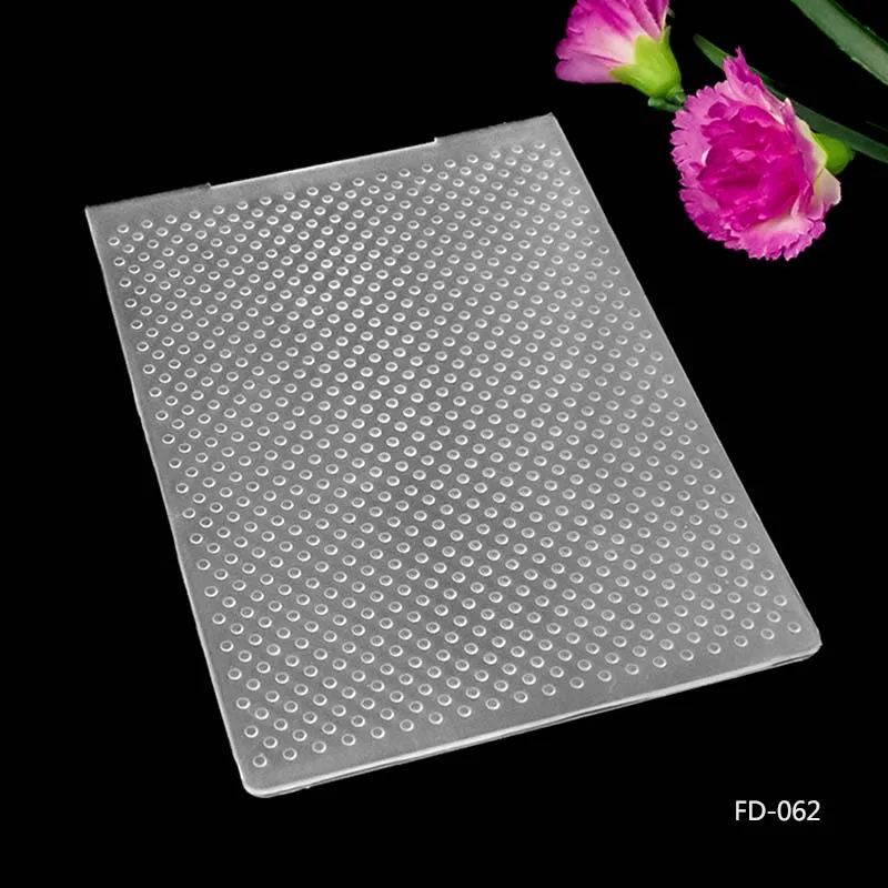 AZSG Embossing Folders Collection of White Folders for Scrapbook DIY Paper Cutting Dies Scrapbooking Plastic Embossing Folder