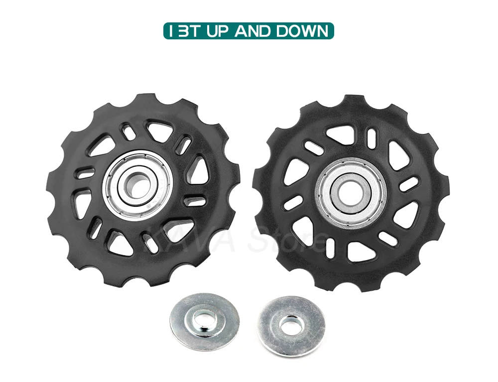 WUZEI Fahrrad Pulley 11T 12T 13T 14T 16T 17T Schaltwerk Pulley Rennrad jockey 7-12 Geschwindigkeit Guide Rad für Shimano SRAM – Detail 7