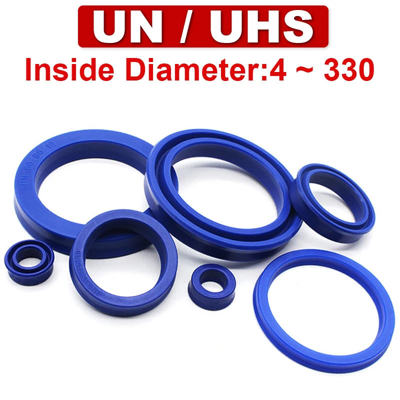 UN/UNS/UHS6x12x5 Polyurethane Oil Seal Hydraulic Sealing Ring U Type Y Type Cylinder Hydraulic Rod Shaft Piston Seal Rubber Ring