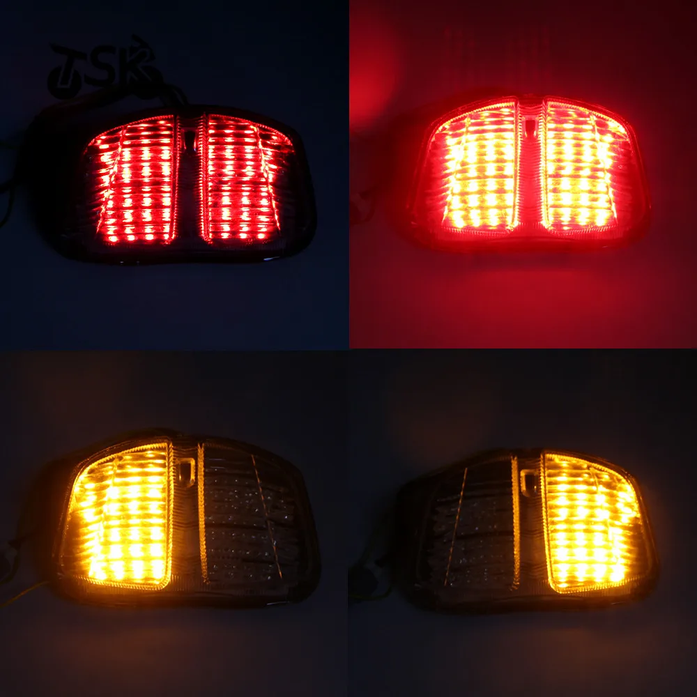 For Suzuki GSX R 600 GSXR - 750 2006 2007 Rear Tail Light Brake Turn Signals Integrated LED Light Motorcycle accessories