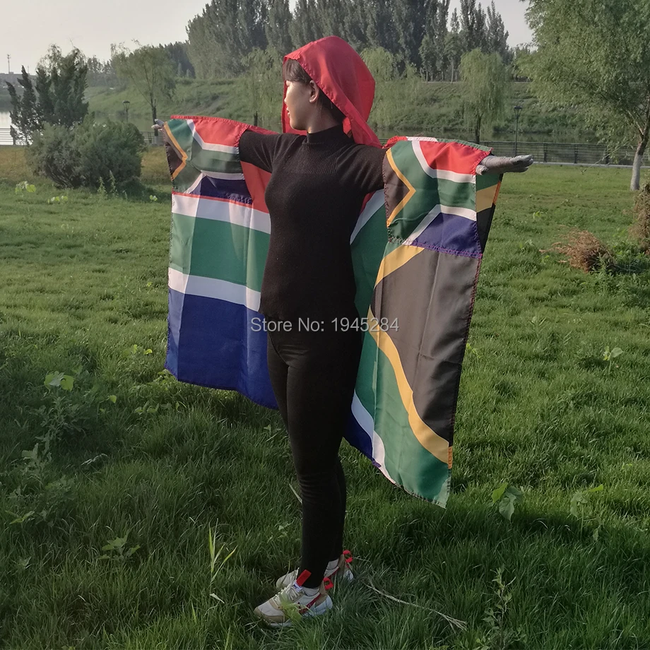 South Africa Flag Cape Body Flag Banner 3x5ft 150x90cm Polyester World Country Sports Fans Flag Cape