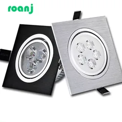 Dimmable LED downlight COB spotlight ceiling light AC85-265V 6w10w14w recessed downlight squar led panel light