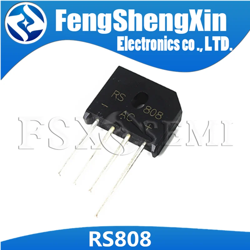 5pcs RS207 RS407  RS507  RS607 RS608  RS807 RS808  Bridge Rectifiers