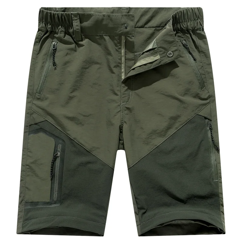 Männer Leichte Quick Dry Abnehmbare Elastische Hosen Outwear Atmungsaktive Wasserdichte Lange Hosen Männlichen Camping Trekking Shorts