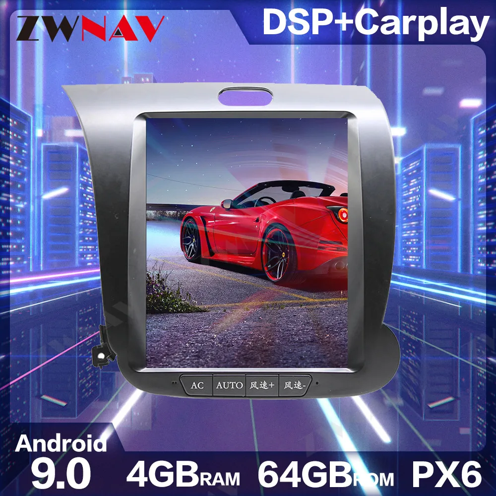 10.4 Inch Android Car Radio For KIA CERATO K3 FORTE 2013 2014 2015 2016 2017 Car GPS Navigation Carplay Multimedia Head Unit