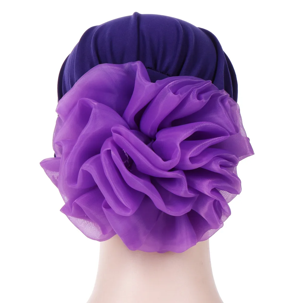 Women Floral India Hat Flower Stretchy Beanie Turban Bonnet Chemo Cap For Cancer Patients Ladies Bandanas African Head wrap NEW