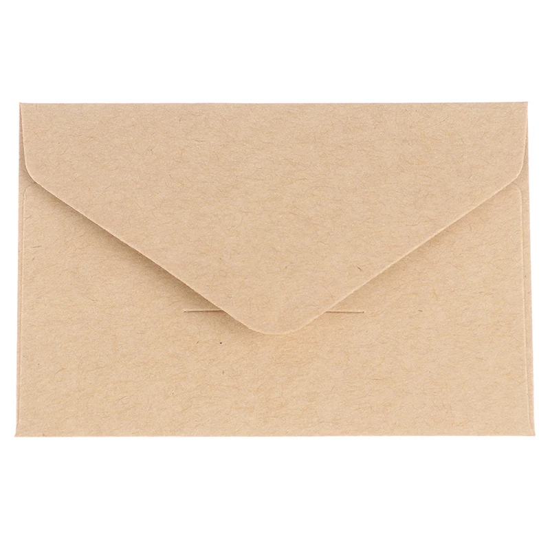 20PCS   Classical White Black Kraft Blank Mini Paper Window Envelopes Wedding Invitation Envelope Gift Envelope