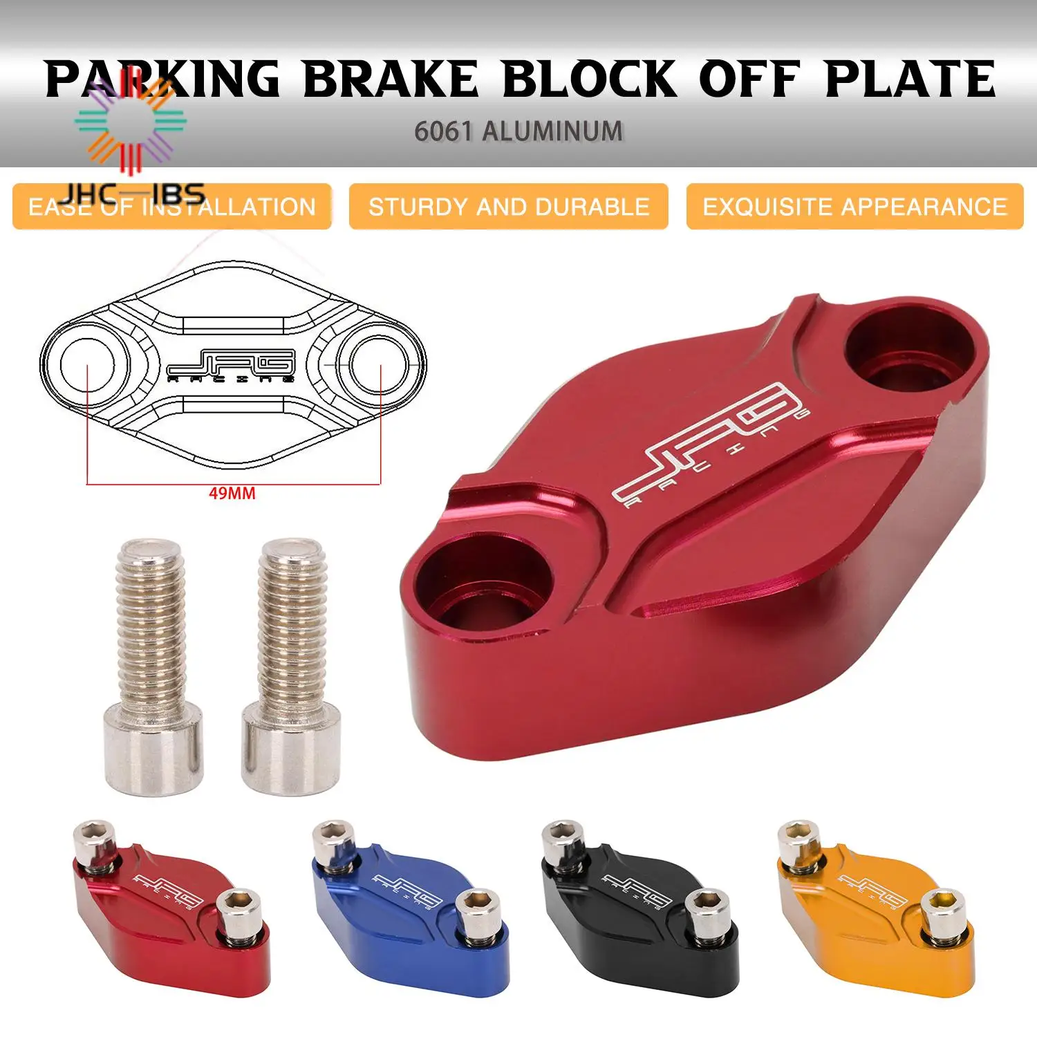 ATV Motorcycles Parking Brake Block Off Plate For YAMAHA HONDA TRX 450R 400EX YFZ450 YFZ450R YFZ450X LTZ400 LTR450 KFX Moto Part