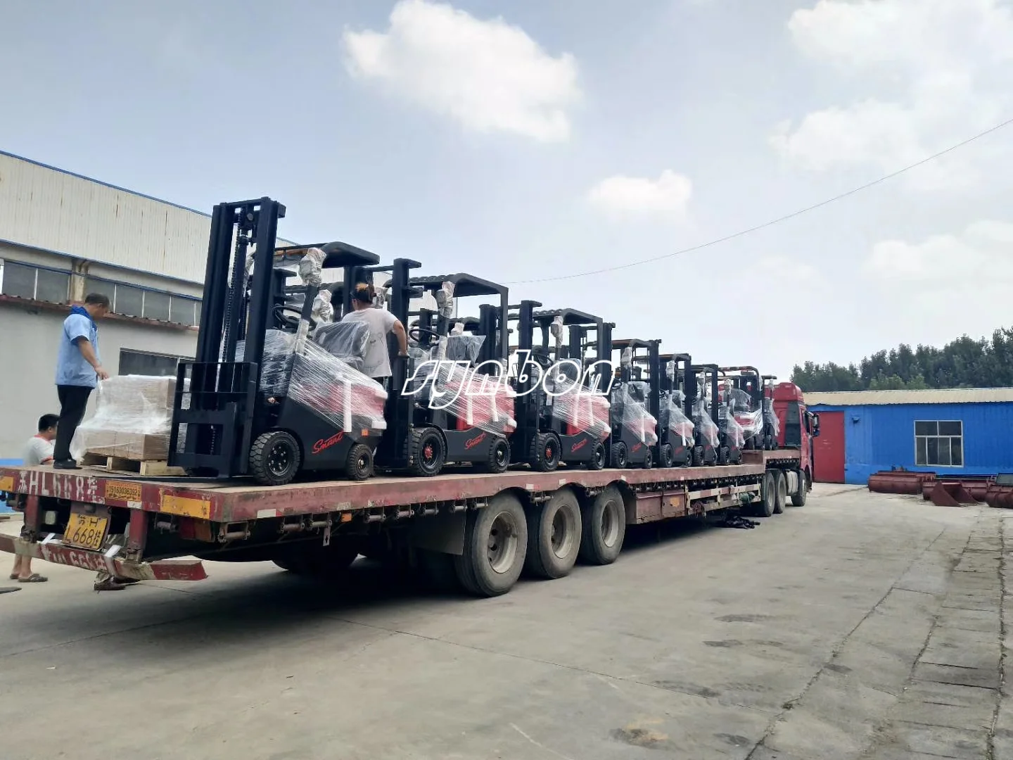 SYNBON High Quality Stacker Trucks Hydraulic Electric Forklift 2Ton SYF20D