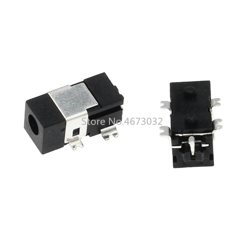 

500pcs DC-011C 2.5-0.7 DC011C 2.5x0.7mm DC Power Outlet DC SMT 5 pins Patch