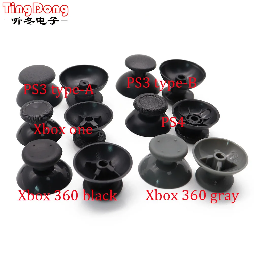 2 sztuk analogowy Joystick uchwyt na kciuki Cap dla Sony ps 3/4 PS3 PS4 Xbox 360/jeden kontroler joypad Thumbsticks