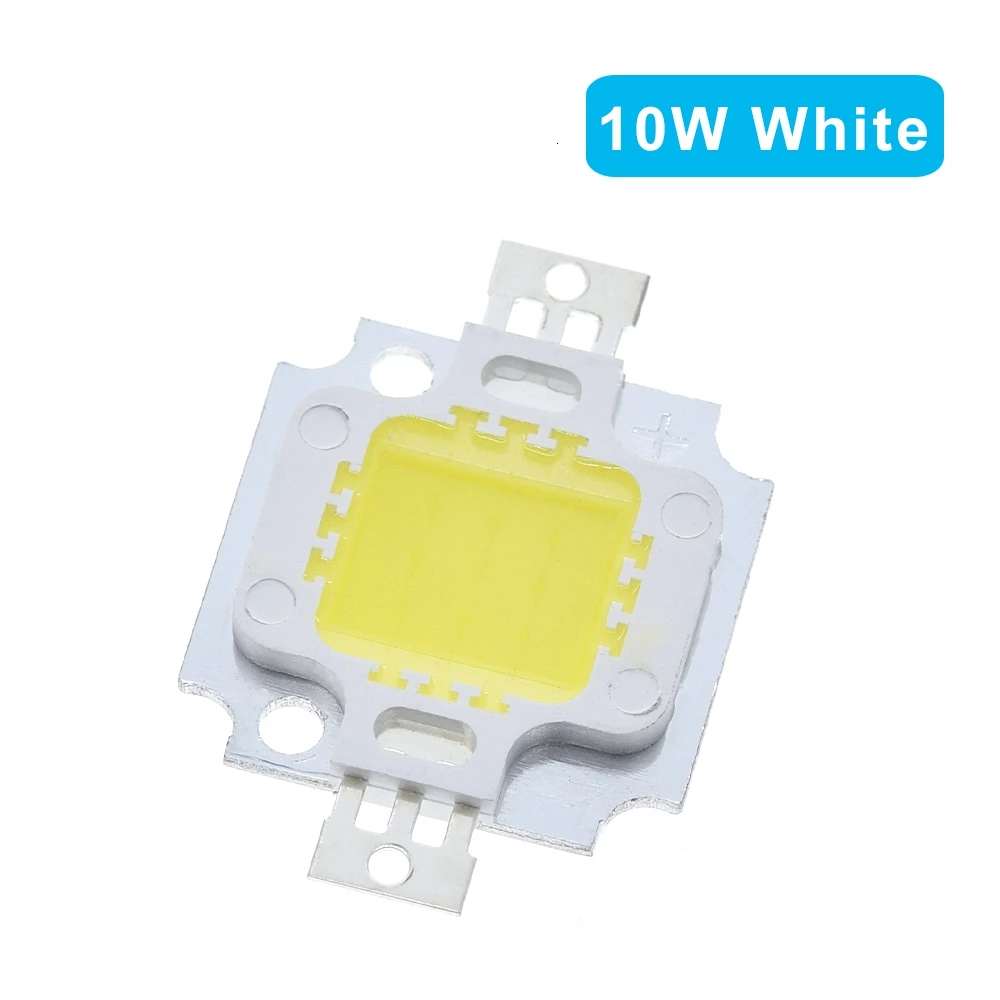 Lâmpada LED Chip para lâmpada de inundação, luz branca quente, alta potência, 20x48 mAh, 10W, 900lm, 10 Pcs/Lot