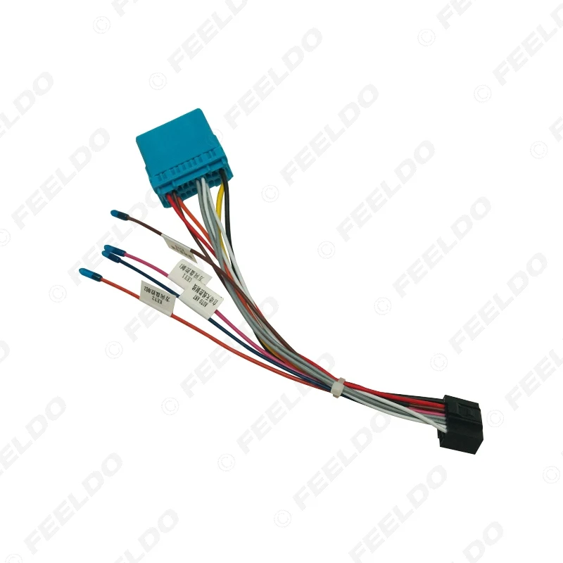 

FEELDO автомобильный 16-контактный жгут проводов аудио кабель для MG ZS 10-17 послепродажный стерео Raio монтажный проводной адаптер