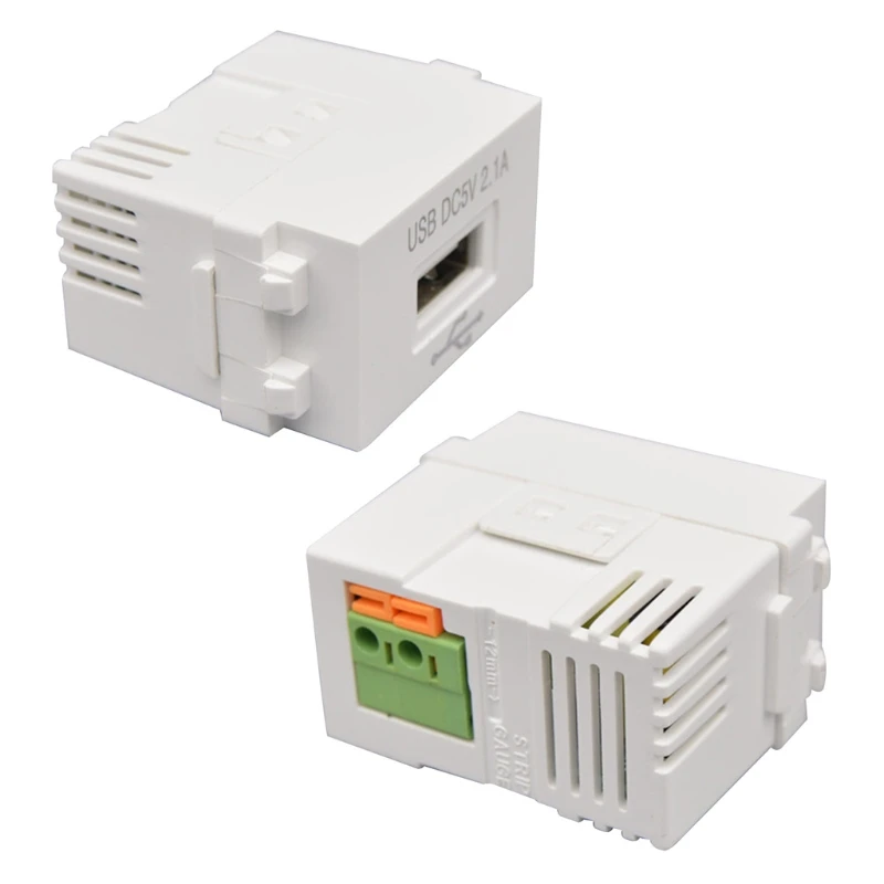2025 New 128Type 220 V to 5 V 1A USB Interface Adapter Switching Module 2.1A USB Charging