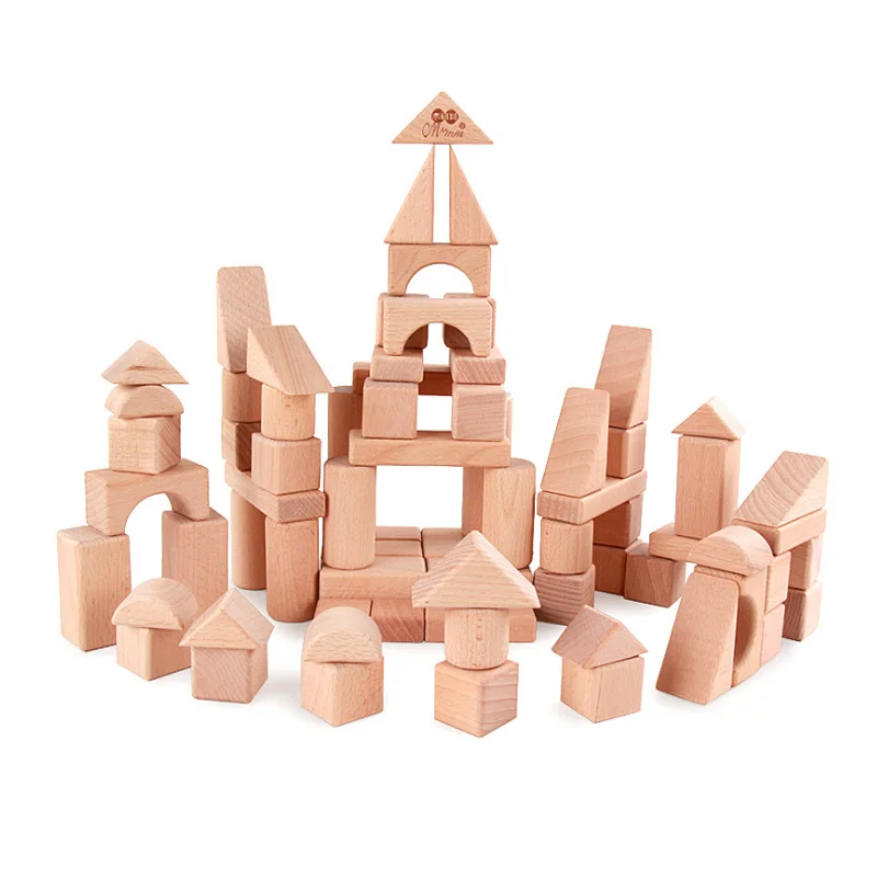 

Wooden Building Blocks Educational Toys Geometric Assembling Building Blocks Baby Early Learning Educational Toys For Children