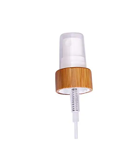 18mm  20mm bamboo dropper cap Screw Press Dropper Cover Cap with glass pipette for 5/10/15/20/30/50/100ml essential oil bottle