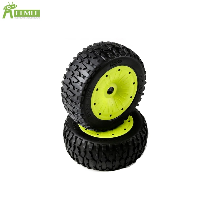 Off-road or Gravel Wheel Tires Assembly Kit for 1/5 Losi 5ive T Rofun Rovan  LT Kingmotor X2 BAJA 4WD SLT Rc Car Toys Game Parts