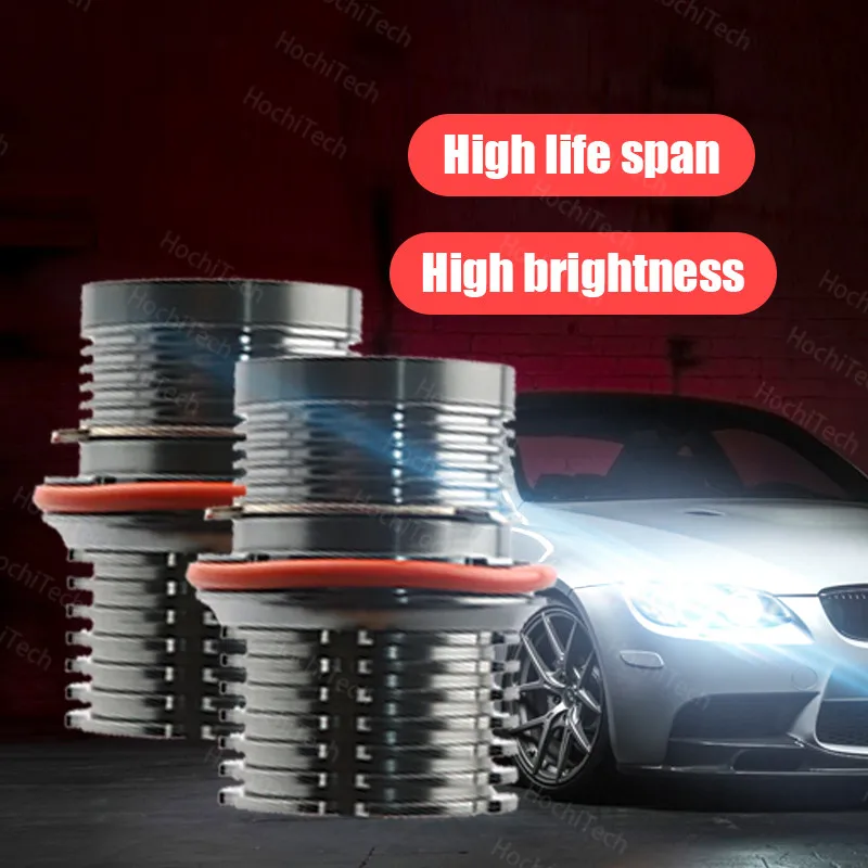 High Power Free Error for 04-07 BMW 5-series E60 525i 525xi 530i 530xi 545i 550i 6000K White Angel Eyes  Ring Light Bulbs