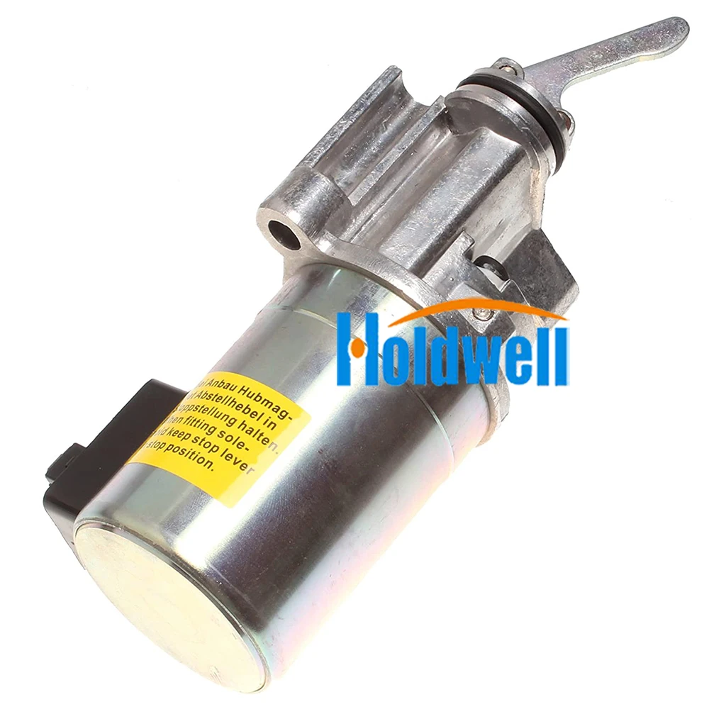 Holdwell Fuel Shutdown Device Shut Off Solenoid 04206914 12V for Deutz 2012 Engine