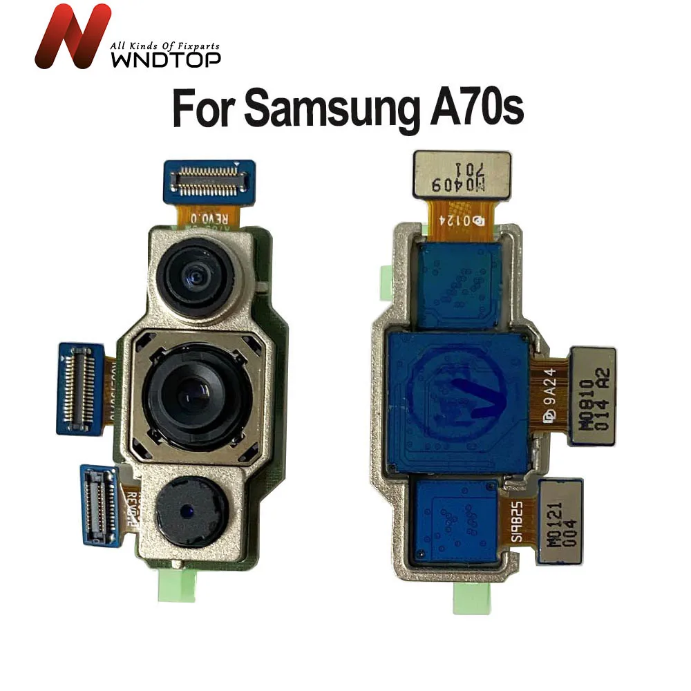 

High Quality For Samsung Galaxy A70s Back Camera Flex Cable For A707 A707FN/DS Rear Main Camera Big camera A707F Front Camera