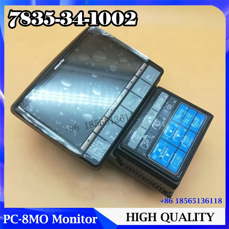 Monitor Display Panel 7835-34-1002 For komatsu PC200-8M0 PC220-8M0 PC200LC-8M0 Excavator