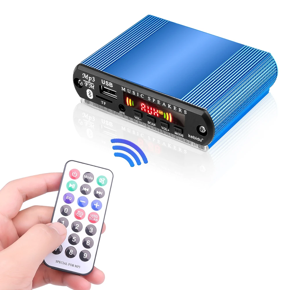 MP3 Player Decoder Board Wireless Bluetooth MP3 WMA Car Accessory with Recording Multi-Function Support USB/SD/FM Audio Module