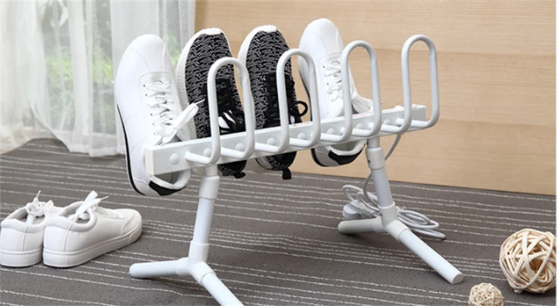Pemanas Listrik Sepatu Pengering untuk Rumah Tangga 4 Pasang Aluminium Tahan Air Beralih Non-slip Kaki Multi-menyenangkan Suhu Konstan GX7