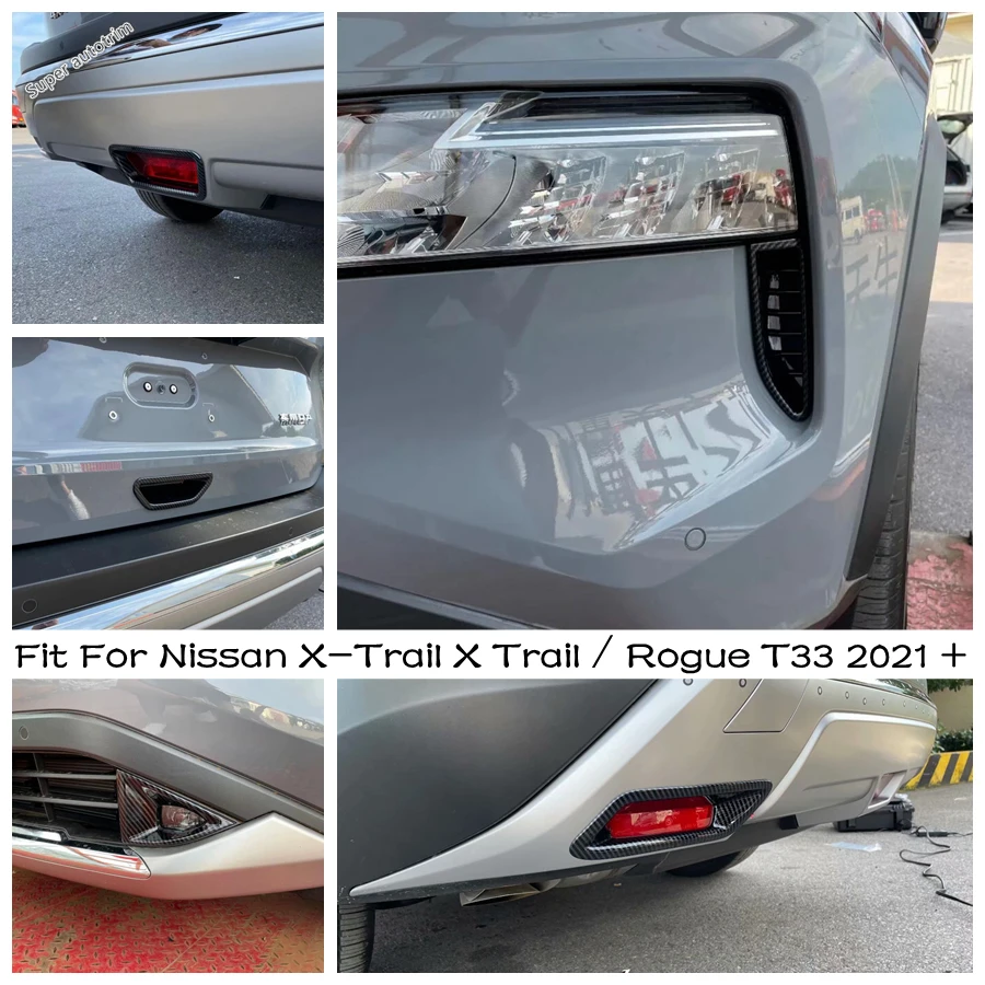 

Front Head / Fog / Rear Brake Light Lamp Cover Trim ABS For Nissan X-Trail X Trail / Rogue T33 2021 - 2023 External Spare Parts