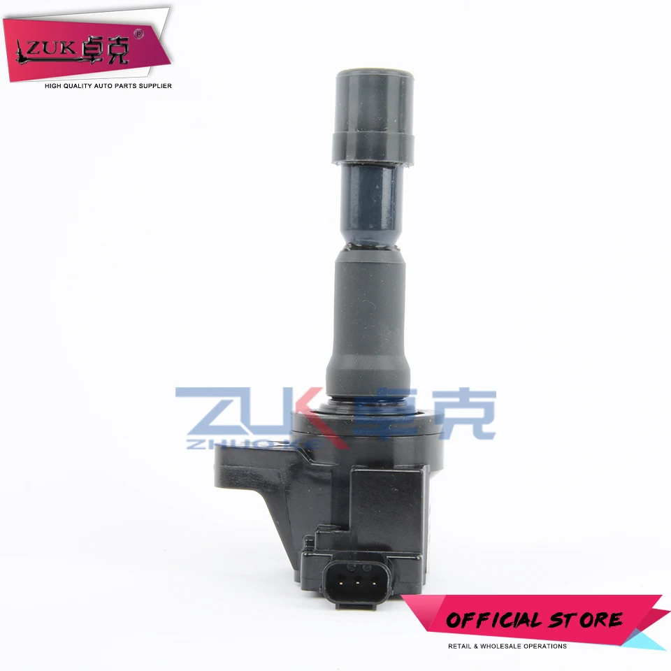 ZUK Ignition Coil For HONDA FIT JAZZ 2009 2010 2011 2012 2013 2014 1.3L 1.5L CITY 2009-2014 CR-Z 2013-2016 30520-RB0-003