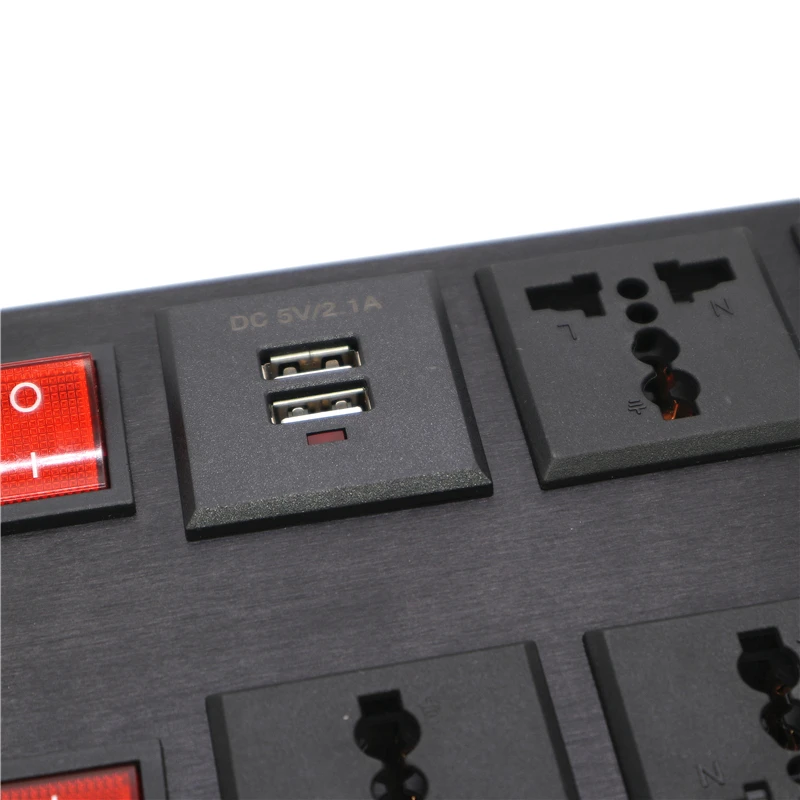 TY80 Toàn Cầu Đa Năng Loại EU Mỹ Âu Cắm AC Ổ Cắm Âm Thanh Cao Cấp Thanh Lọc Lọc Điện Ổ Cắm Đàn Áp Tiếng Ồn Âm Thanh Hiện Nay