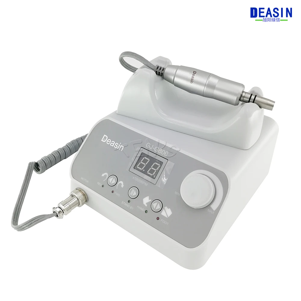 

High Quality 50,000 RPM Non-Carbon Brushless Dental Micromotor nail Pedicure Polishing Unit with E type lab handpiece