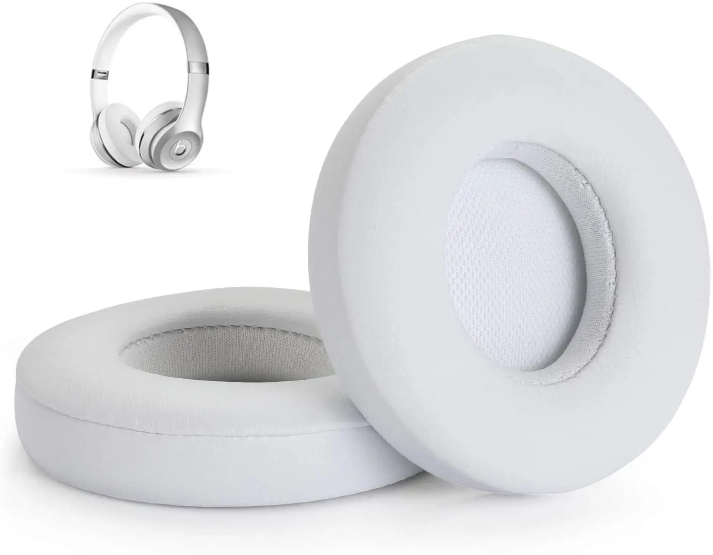 Couvre-oreilles de remplacement, coussinets d'oreille compatibles avec Solo 2.0 3.0 sans fil, 1 paire