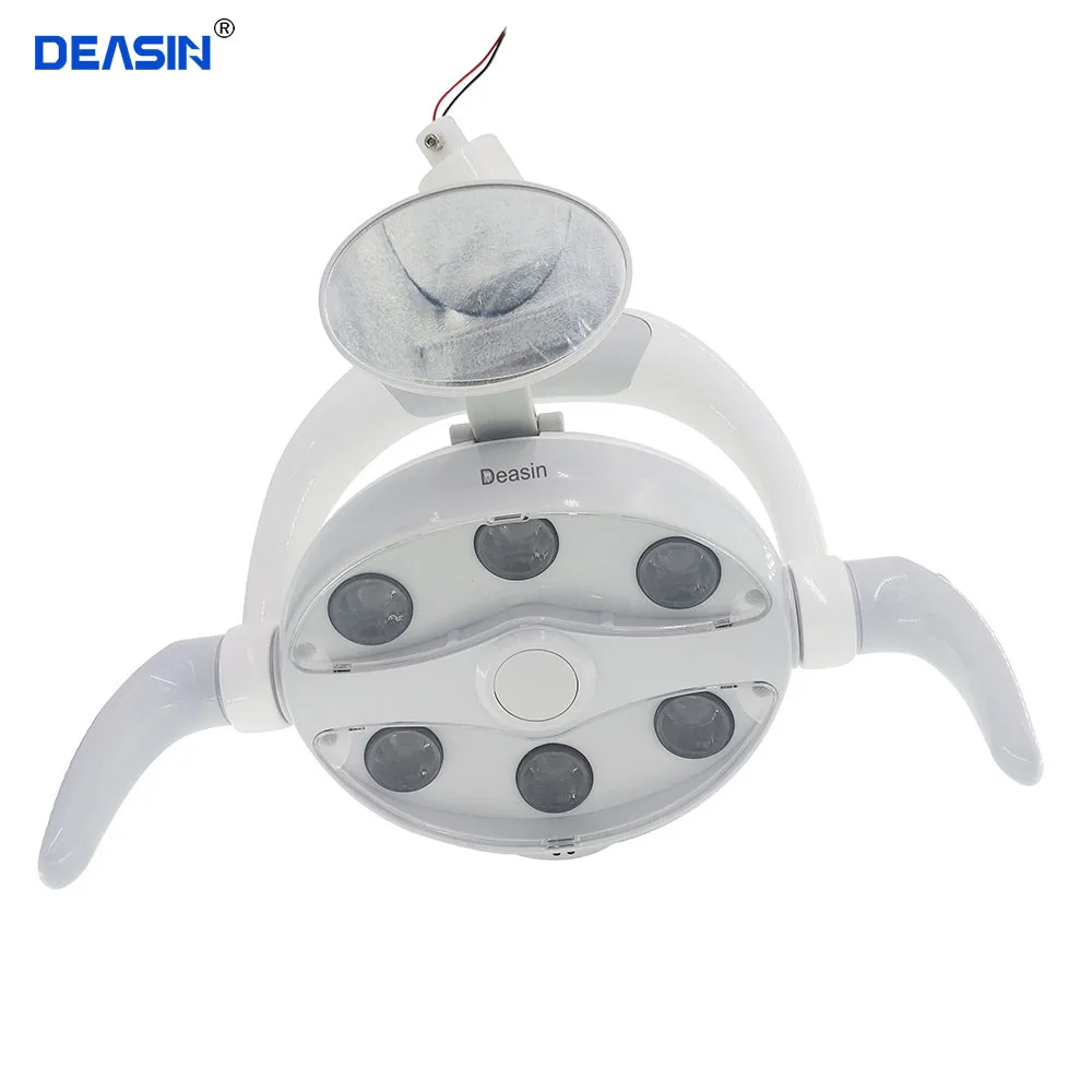 Dental LED Surgical Medical Lamp Examination Exam Light Oral Lamp with mirror for Dental Chair