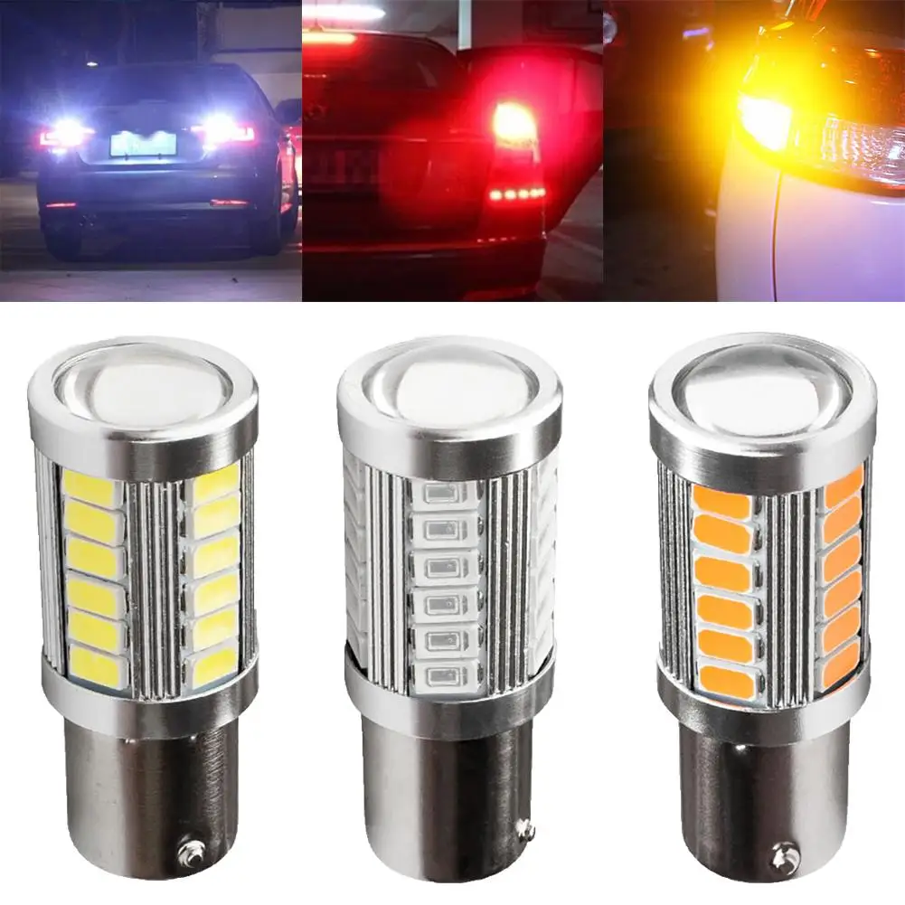 Reading Bulbs BA15S 1156 P21W 33-LED SMD 5730 Auto Car Vehicle Bright Backup Light Lamp Bulb For Clearance Lights