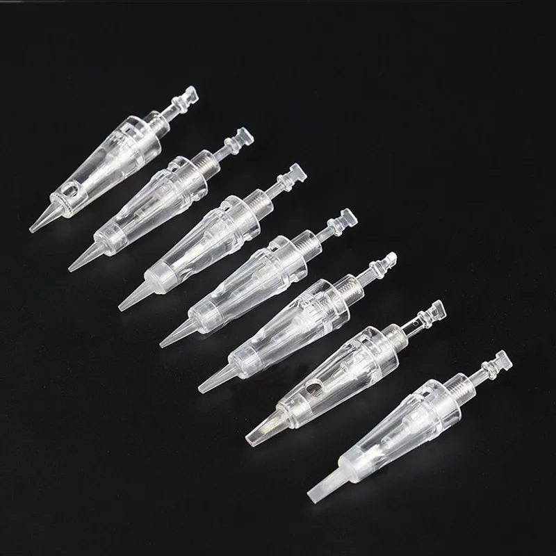 100Pcs (Can Mixed) Disposable Bayonet Permanent Makeup Eyebrow Tattoo Needle Cartridge