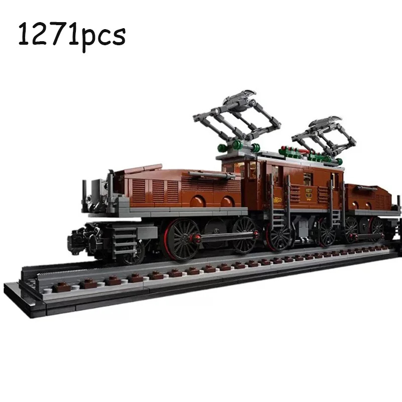 New Spot High-tech City Retro Steam Train Expert Technical Train Building Blocks Classic Model Toy Gifts Children\'s Toys childr