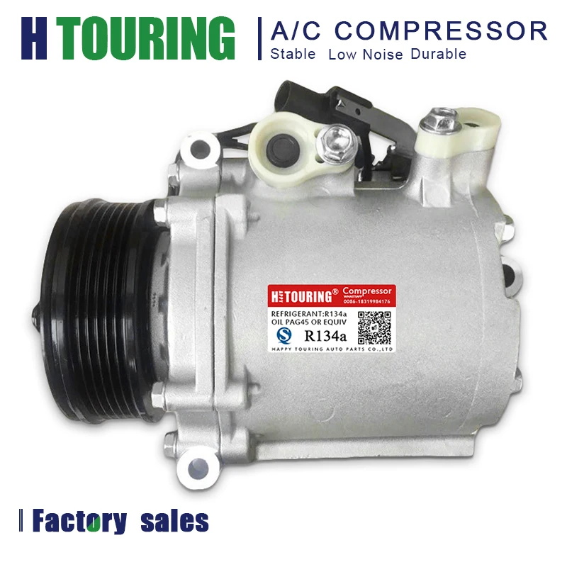 

MCS90CAS Air Conditioning AC A/C Compressor for MITSUBISHI GRANDIS 2.0 RVR 1.8 7813A128 7813A069 AKC200A221G AKC200A564 PV6