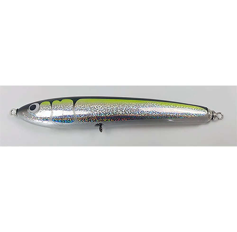 Hayabusa Carpenter Wood  Floating Popper Stickbait Fishing  Lure for Medium  Heavy Paulownia Popping for , Kingfish, BluefinTuna