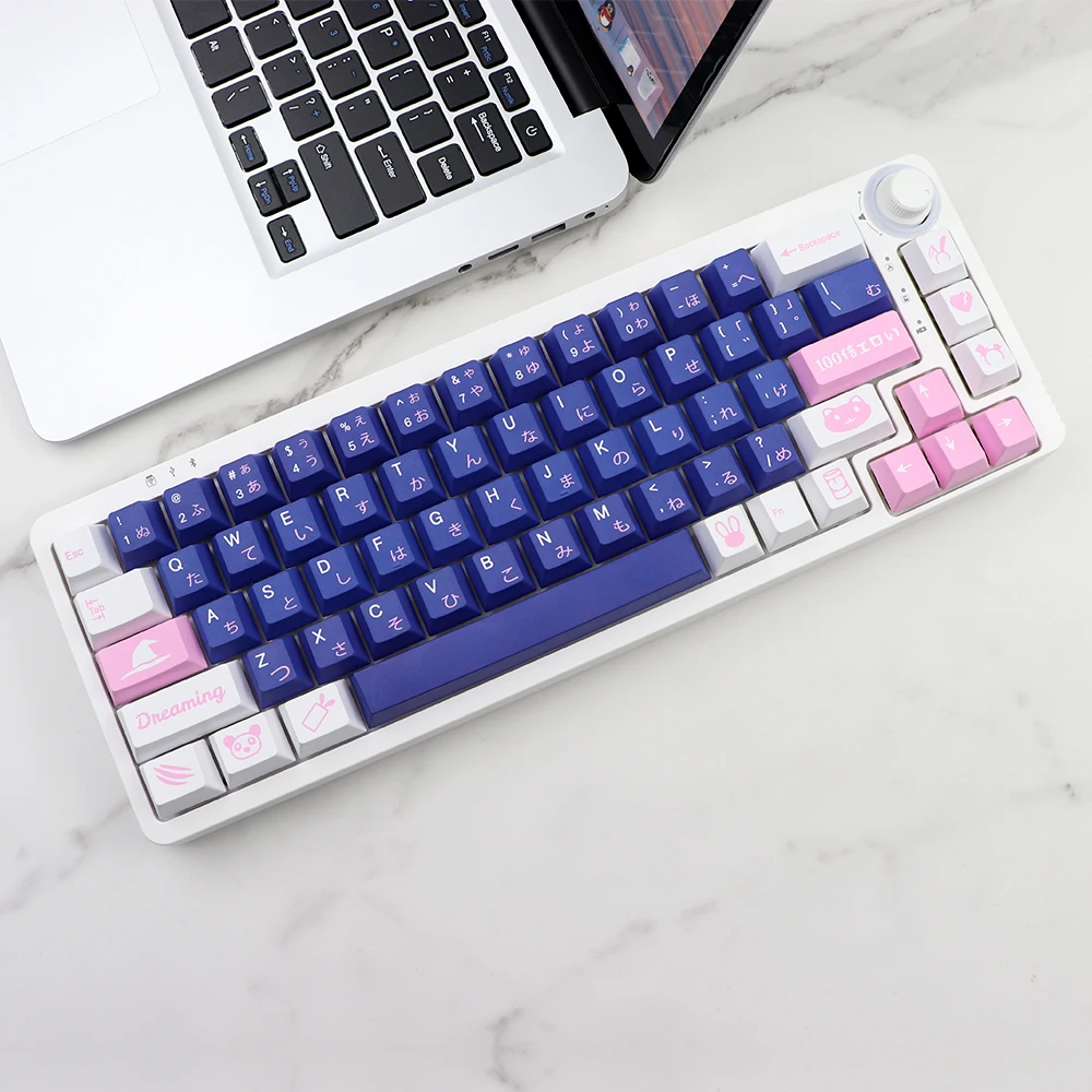 

134 Keys/set Dreaming Girl Theme PBT Dye Subbed Keycap For MX Switch FL980 Mechanical Keyboard gmk Keycap Cherry Profile Key Cap