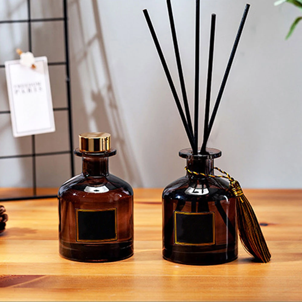 50ml Reed Diffuser Sets With Natural Sticks Glass Bottle And essential Scented Oil Perfume Set Home Fragrance Decoration Office