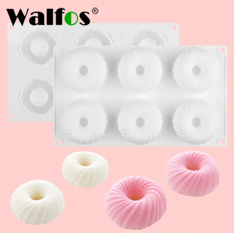 WalfosHalbkugel Silikon Seife Formen Backformen Kuchen Dekorieren Tools Pudding Schokolade Fondant Form Ball Form Keks Werkzeuge