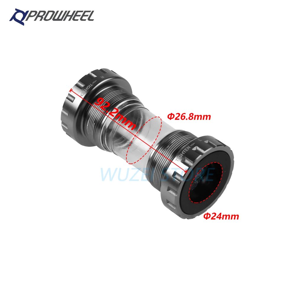 PROWHEEL PW-BB73  PW-BB68 Road MTB Mountain Bicycle Bottom Brackets 24MM BB 68/73mm Bike Bottom Bracket for Crankset