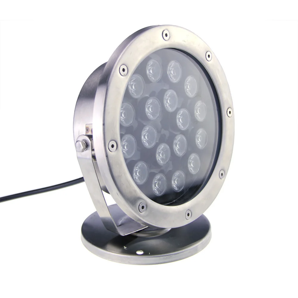 Lámpara LED para acuario, luz RGB de 12V, CA, CC, 6W, 12W, 18W, 24W, 30W, 36W, color rojo, verde, azul, IP68